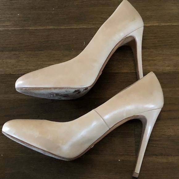 Massimo Dutti Nude 4 1/2 “ Hidden Platform Heels Size 9 (40) - Picture 6 of 9